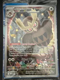 Noctowl SVP 141 PC Promo- Pokemon Center Stellar Crown Stamped Promo Sealed - Image 2