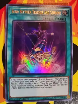 Yugioh - Bond Between Teacher And Student DUPO-EN017 Ultra Rare 1st Ed NM - Image 1