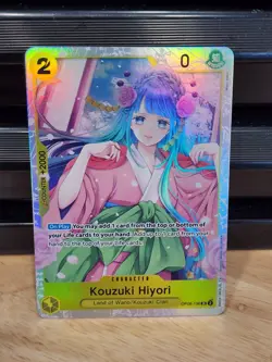 Kouzuki Hiyori OP06-106 SR One Piece Card Game English Super Rare NM - Image 1