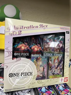 2022 One Piece Card Game Illustration Box Vol. 2 Factory Sealed Sealed - Image 1