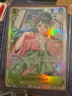 One Piece CCG Kouzuki Hiyori OP06-106 SR Wings of the Captain - Image 1