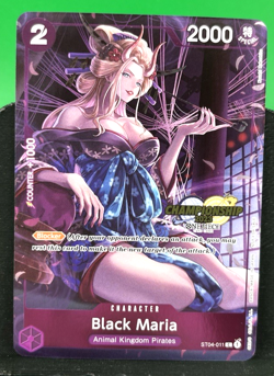 BLACK MARIA ST04-011 EN 2023 NM ONE PIECE ENGLISH CARD GAME CHAMPIONSHIP CARD - Image 2