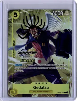 GEDATSU - One Piece OP05-102 - FINALIST PROMO Championship Series 2024 LP - Image 1