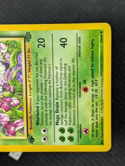 Butterfree 33/64 - Jungle 1st Edition "d Edition" Error Card Pokemon TCG NM - Image 5