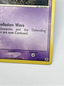 SLOWPOKE Basic 80/112 EX (2004) Pokemon Trading Card Nintendo -Promo 92M-EUX-JPX - Image 3