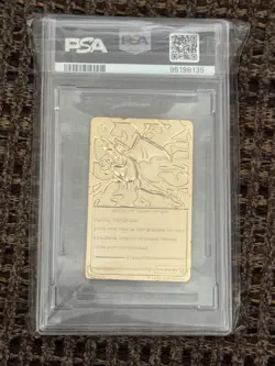 Charizard Pikachu Pokemon Card Burger King Set 23k Gold PSA 8 NO LONGER GRADING - Image 4