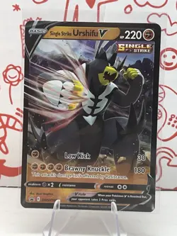 Single Strike Urshifu V SWSH106 SWSH: Sword & Shield Promo Cards Holo - Image 1