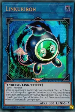 DUPO-EN071 LINKURIBOH ULTRA RARE 1ST EDITION YuGiOh CARD - Image 1