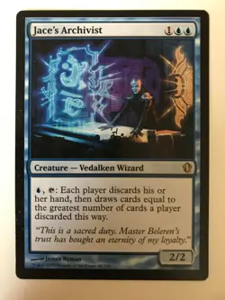 Magic the Gathering MTG Jace’s Archivist Commander 2013 LP - Image 1