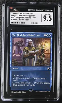 MTG You Find the Villains' Lair D&D Forgotten Realms Promo CGC 9.5 - Image 1