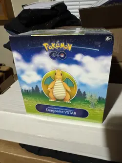 Pokemon Go Dragonite VSTAR Box Deck Holder Factory Sealed With Booster Packs - Image 1
