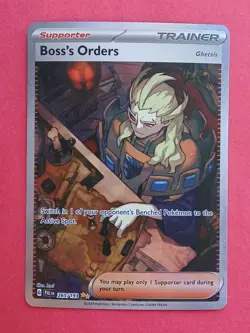 Pokemon Paldea Evolved Boss's Orders (Ghetsis) 265/193 Special Illustration Rare - Image 1