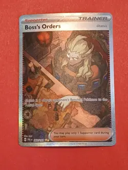 Pokemon Paldea Evolved Boss's Orders (Ghetsis) 265/193 Special Illustration Rare - Image 2