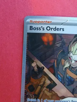 Pokemon Paldea Evolved Boss's Orders (Ghetsis) 265/193 Special Illustration Rare - Image 3