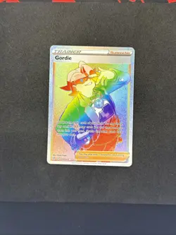 Pokemon TCG Gordie 223/203 SWSH Evolving Skies Full Art Secret Rare Holo NM/M - Image 1