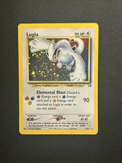 Pokemon Neo Genesis 2000 Lugia #9/111 Holo English Unlimited Mouth Swirl - Image 1