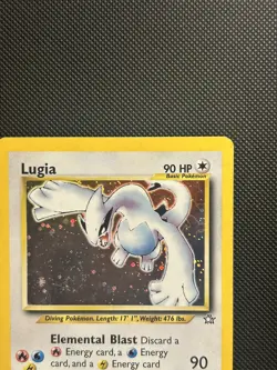 Pokemon Neo Genesis 2000 Lugia #9/111 Holo English Unlimited Mouth Swirl - Image 4