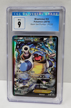 Blastoise EX XY122 Ultra Rare Black Star Promo CGC Graded 9 MINT Pokemon - Image 1