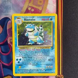 Pokemon Blastoise 2/130 Holo Base Set 2 MP/HP - Image 1