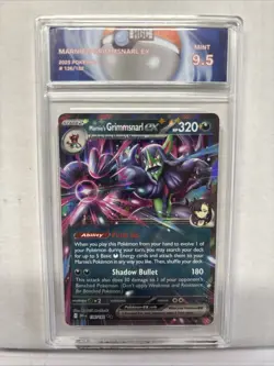2025 Pokemon Marnie’s Grimmsnarl Ex #136 HGC 9.5 (sb6) - Image 1