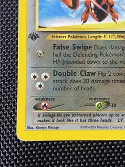 Scizor 29/75 Rare | Neo Discovery 1st First Edition | WOTC Pokemon TCG | LP - Image 5