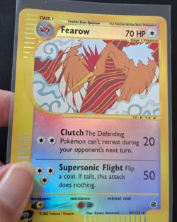 Pokemon - Fearow (Reverse Holo) - 45165 - Uncommon - Expedition - Mint - Image 3