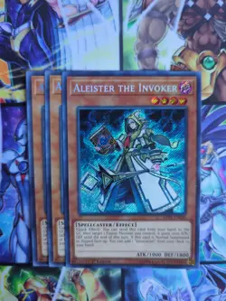 Yu-Gi-Oh x3 Aleister The Invoker SHVA - EN040 Secret Rare 1st Edition NM - Image 1
