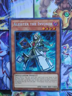 Yu-Gi-Oh x3 Aleister The Invoker SHVA - EN040 Secret Rare 1st Edition NM - Image 4