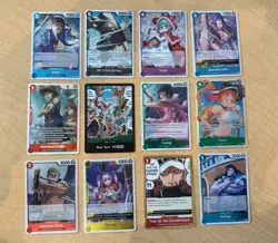 One Piece CCG Lot OP14 Azure Sea’s Seven 12 Card Lot - Image 1