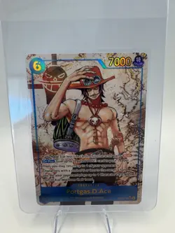 One Piece TCG Portgas D. Ace OP13‑119 Alt Art SEC Carrying on His Will - Image 1