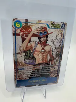 One Piece TCG Portgas D. Ace OP13‑119 Alt Art SEC Carrying on His Will - Image 3