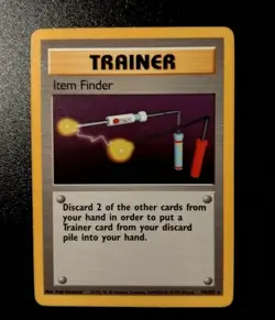 Pokemon TCG - Item Finder Trainer Card - 74/102 - Base Set - WOTC - Vintage - Image 1