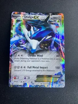 Pokemon TCG Dialga EX Phantom Forces Holo Card - Image 1