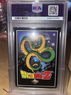 DBZ Dragon Ball Z Goku Cell Saga Level 4 Foil Holo Card Unlimited CCG 135 PSA 7 - Image 2