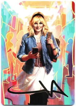 Gwen Stacy Art Card (Gold-Stamped) S Art Series: Marvel's Spider-Man 13 NM - Image 1