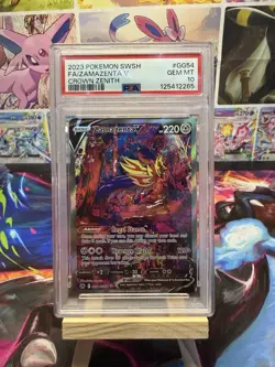 Zamazenta v Full Art GG54/GG70 Crown Zenith Pokemon Card PSA 10 Gem Mint - Image 1