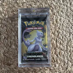 Pokemon Trading Card Game Legendary Treasures Booster Pack Mewtwo Sealed w/ Case - Image 1