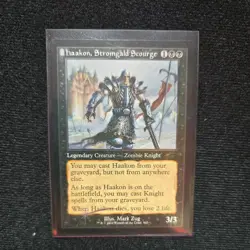 Haakon, Stromgald Scourge (Retro Frame) Foil Near-Mint MTG Secret Lair - Image 1