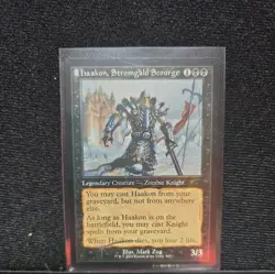 Haakon, Stromgald Scourge (Retro Frame) Foil Near-Mint MTG Secret Lair - Image 2