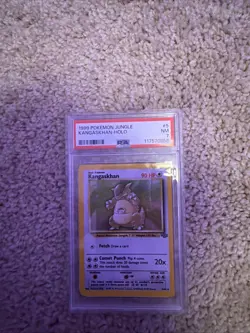 Pokemon TCG Kangaskhan Holo Rare Jungle - Image 1