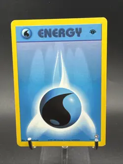 Pokemon TCG English 1st Edition Water Energy 111/111 Neo Genesis Regular - Image 1