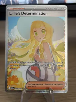 Pokemon TCG: Lillie’s Determination Mega Evolution #184/132 SIR English - Image 1