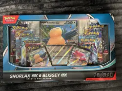 Pokemon TCG Snorlax ex & Blissey ex Special Collection Box Promo & Booster - Image 1