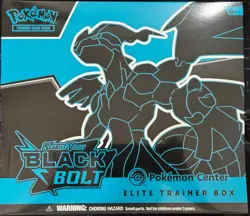 Scarlet & Violet | Black Bolt Pokemon Center Elite Trainer Box | Sealed & New - Image 1