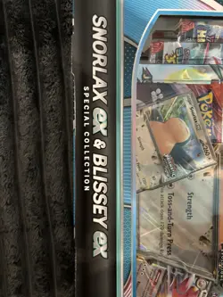 Pokemon TCG Snorlax ex & Blissey ex Special Collection Box Promo Booster - Image 3