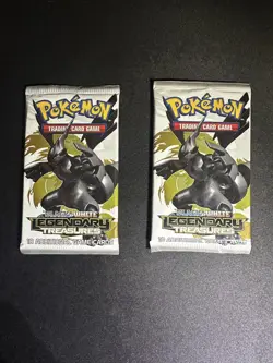 Two Pokemon Black and White Legendary Treasures Booster Packs (2 packs) - Image 1