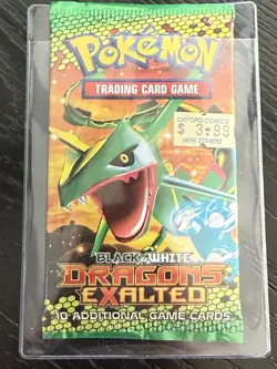 Pokemon B&W Dragons Exalted Set of 4 Booster Packs SEALED MINTY - Image 5
