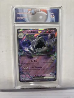 2023 Pokemon Houndstone Ex #102 HGC 10 (sb6) - Image 1