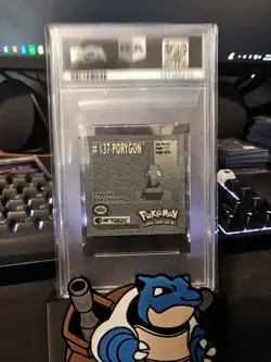 1999 Pokemon Artbox Sticker Series 1 Porygon- PSA 8 - Image 2