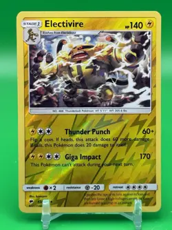 Pokemon Electivire SM - Burning Shadows 43/147 Near Mint NM Reverse Holo - Image 1